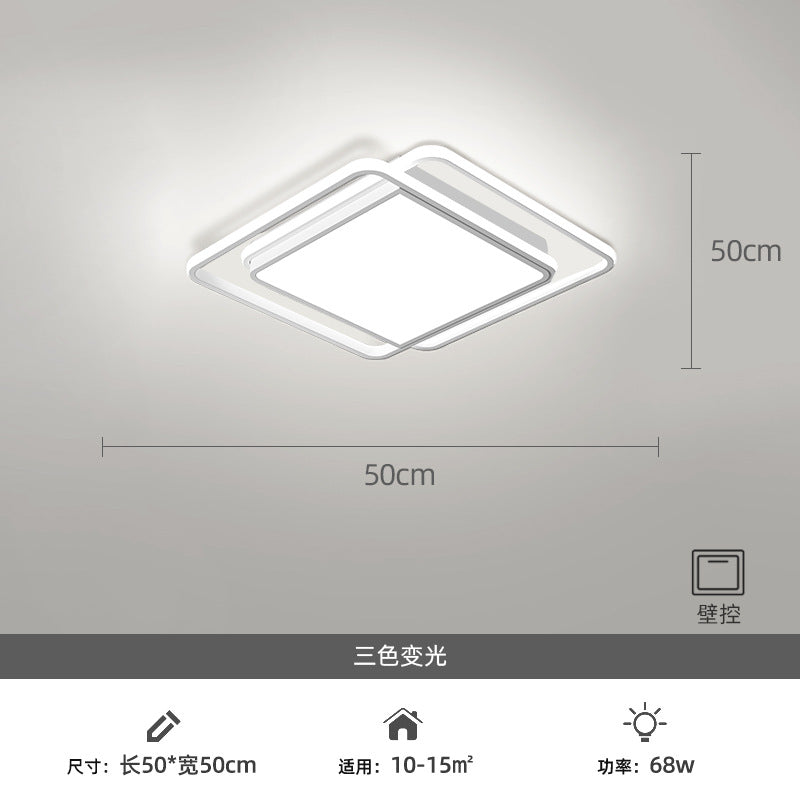 Wholesale led Ceiling Lamp Simple Modern Elegant Home Bedroom Living Room Light2025New Year's Rectangular Light Fixture