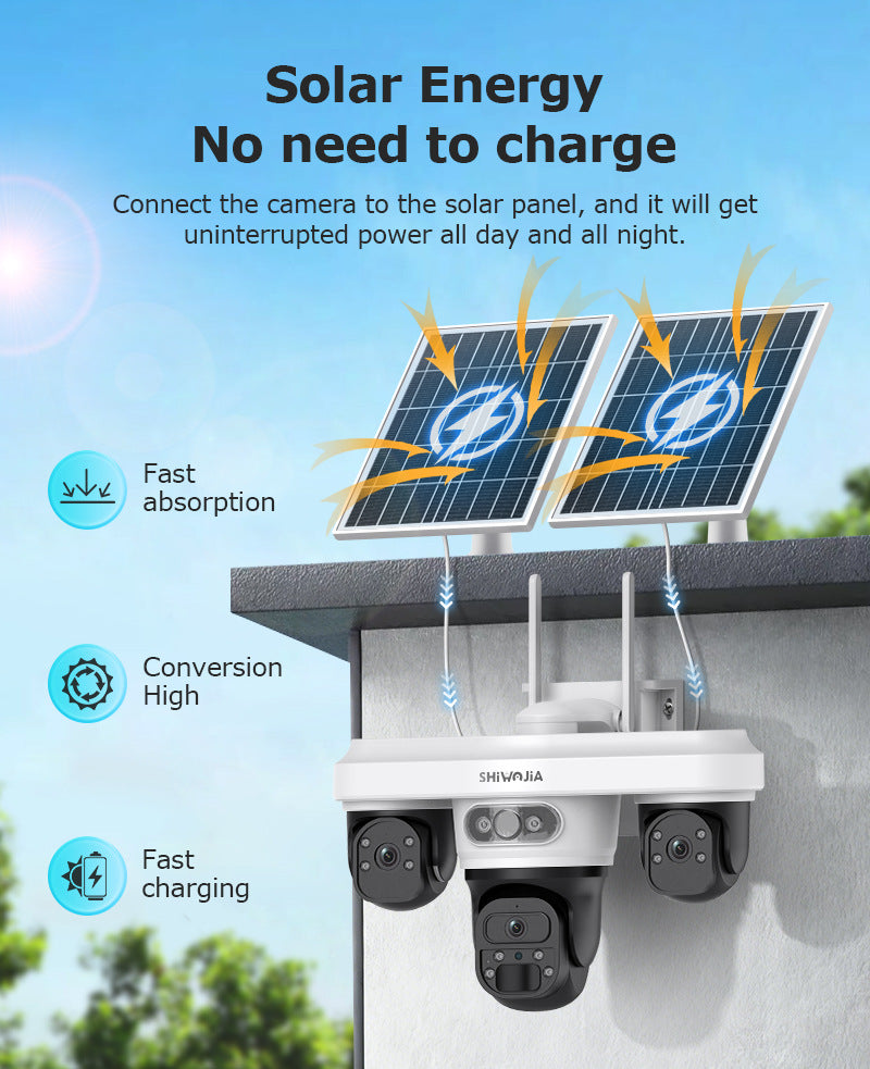 AOV Solar Camera Trinocular Solar Camera9MP High Definition Full Color AOV New Camera Product