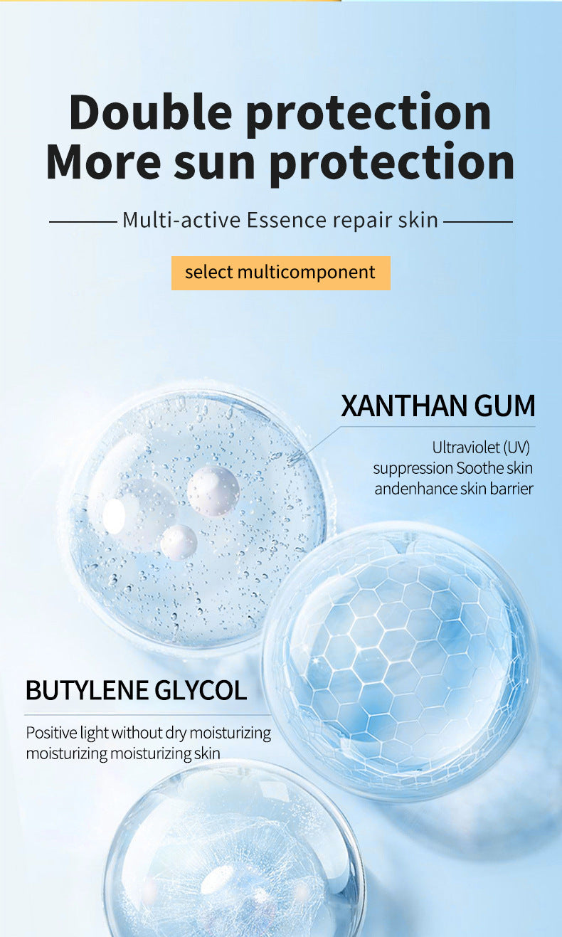 Whitening Sunscreen Cream Hot Sale on Thai E-commerce SPF50+No Makeup Moisturizing Cream60g Daily Beauty Makeup