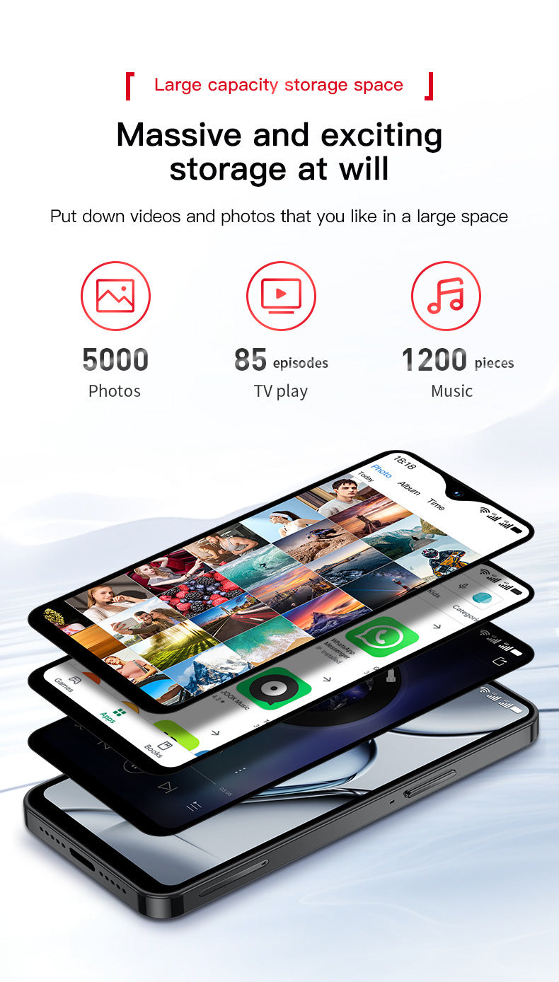 XS18promax All Netcom4G Mini Mobile Phone4.3Inch Water Drop Screen Ultra Small Foreign Language