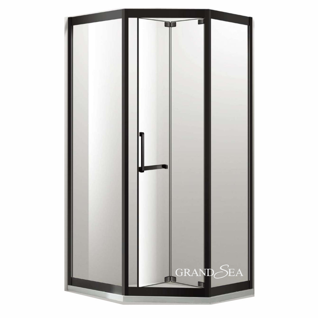 Simple Bathroom Shower Enclosure Tempered Glass Shower Cabin Door Shower Rooms