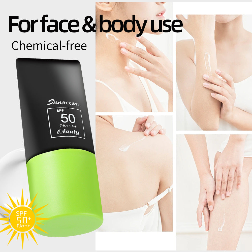 Olauty Isolation Sunscreen Cream30g Waterproof and Sweat-Proof SPF50PA++++Summer travel outdoor sunscreen lotion