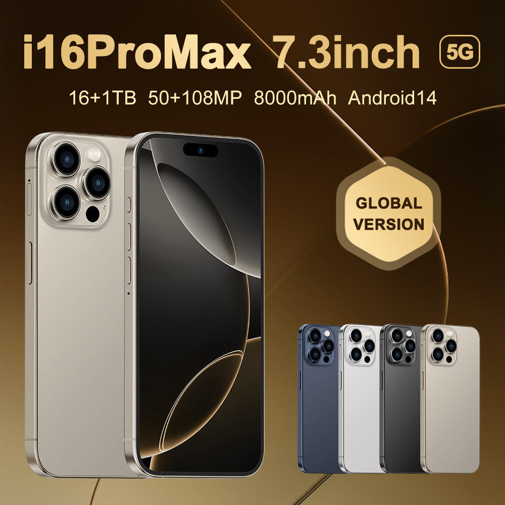 2025i16 ProMax Original Android Smartphone16+1T Shopee E-commerce
