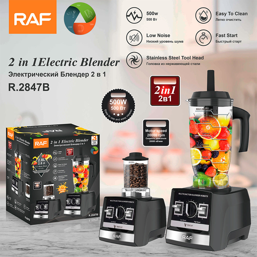 RAF European Standard Multifunctional 2-in-1 Juicer Household Food Processor Meat Grinder Grinder Grinder R2847