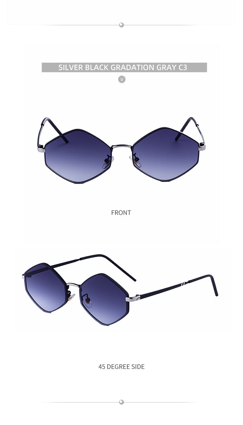Polygonal Sunglasses for Women with a Sense of Sophistication2025New European and American fashion sunglasses driving UV protection glasses
