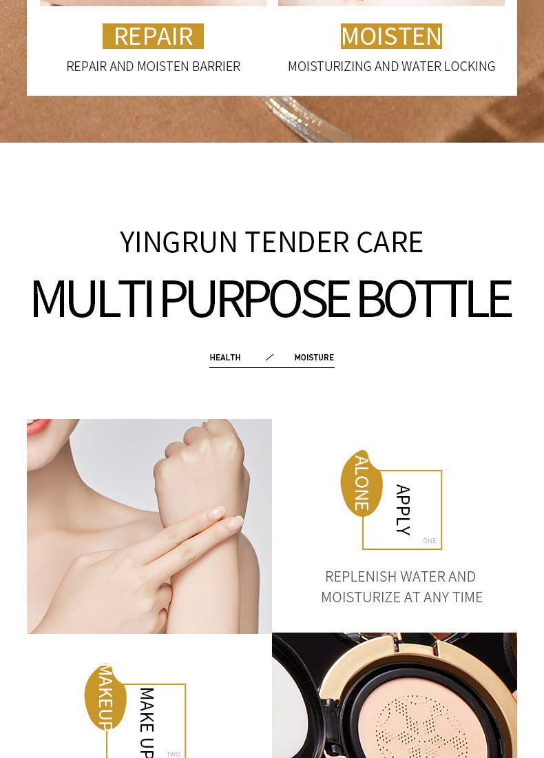 Rice Essence Serum15ml BIOAOUA Hyaluronic acid hydrating skincare products  foreign trade live wholesale