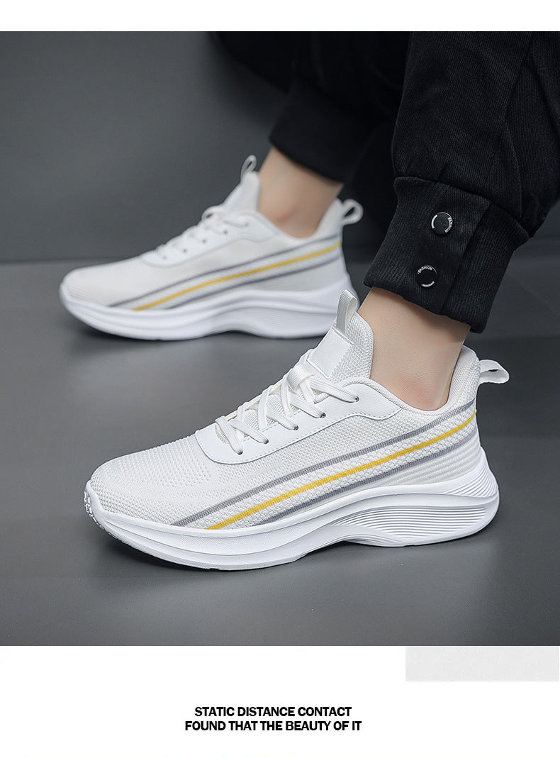 2025Spring and Autumn New Style Foreign Trade Casual Fashion Men's Shoes Breathable Trendy Versatile Comfortable Sports Running Shoes