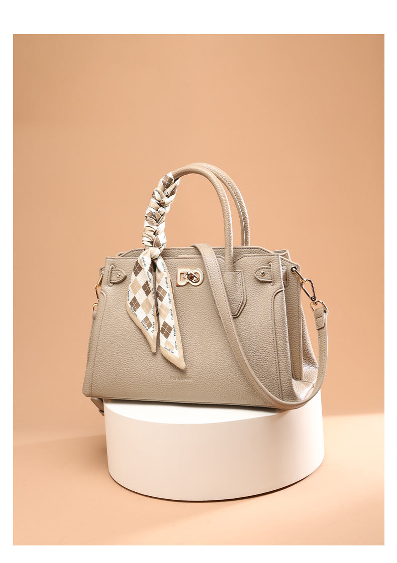 Elegant Handbag for Women Mother's Day Gift Birthday Light Luxury Versatile New Trendy Middle-aged Ladies Mom Bag Commuting