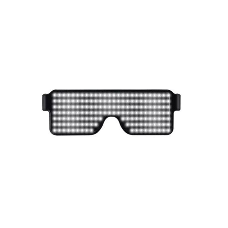 LED Glowing Glasses Colorful Same Style Bar Party Dynamic Charging Changing Patterns Light Up LED Glossy Sunglasses