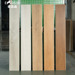 Wood Grain 4mm 5mm 6mm Click Pvc Plastic Solid Color Dark Gray Yellow Brown Red Beige White Grey Spc Vinyl Flooring Covering