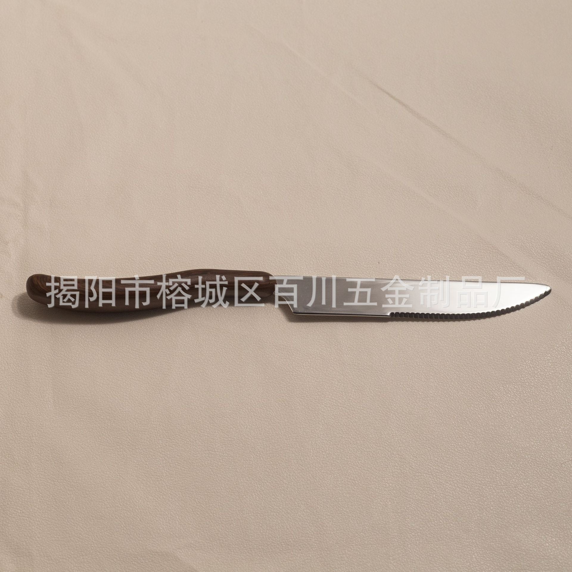 18-10Stainless Steel Price Control8.9！Western Tableware Set Imitation Wood Grain Handle Dinner Knife Spoon Fork Dessert Spoon Fork