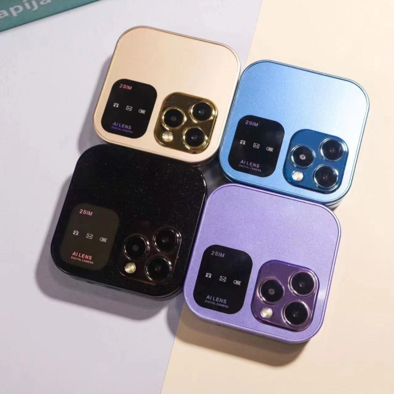 Wholesale i16pro Foldable Phone Mini Bluetooth Phone Foldable i17pro Button Elderly Phone Small Mobile Phone