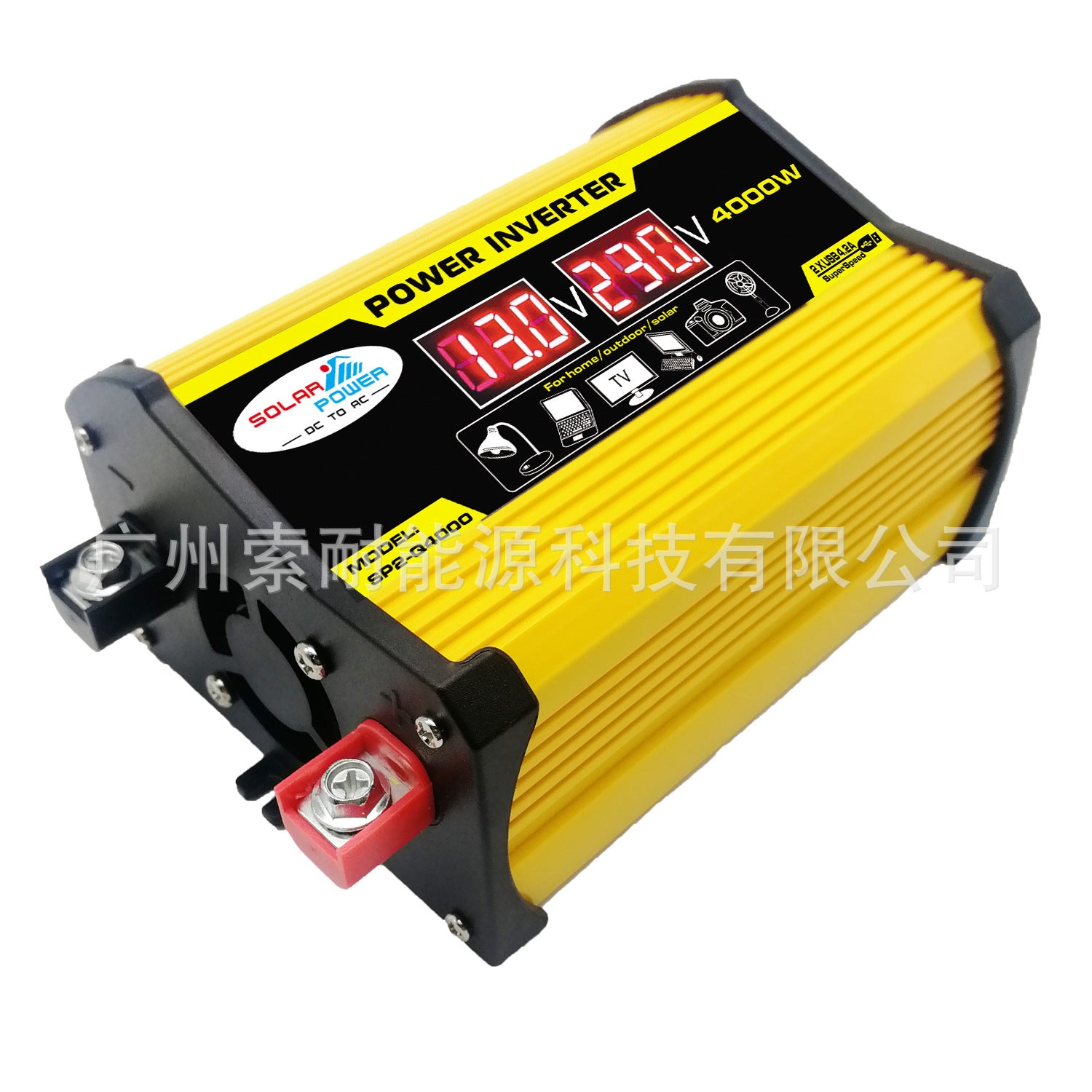 Solar Energy Kit System:12V Inverter 30A Controller 18W Solar Panel Solar System