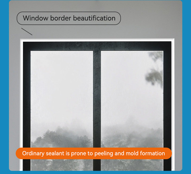 Sealant for Wood and Glass, Furniture, Doors, Windows, Cabinets, Scratch Repair, Waterproof, Paint Repair, Edge Sealing, Color Matching Paste, Wood Repair