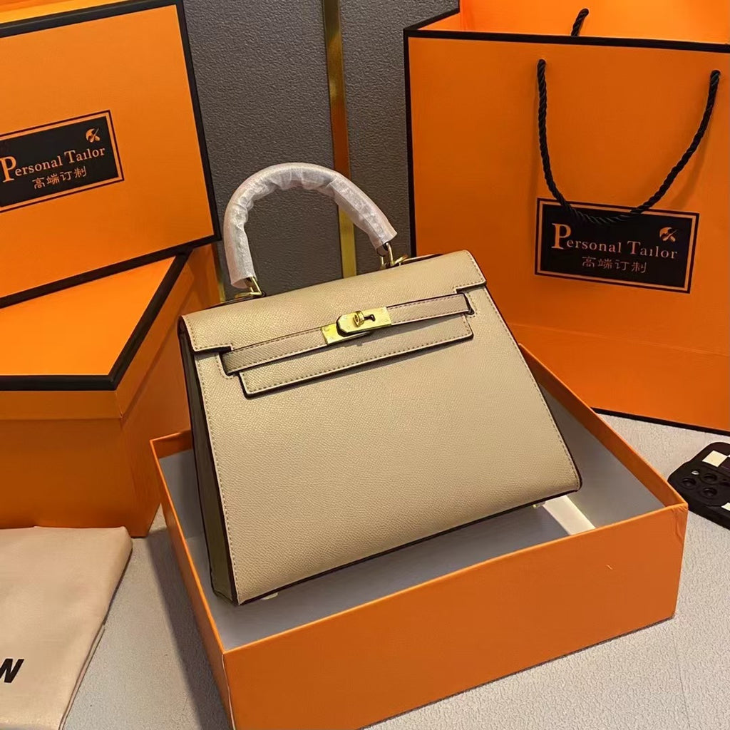 Hot Sale New Fashion Handbag for Women Platinum Kelly Bag Women's Shoulder Crossbody Bag Versatile Trendy Handbag