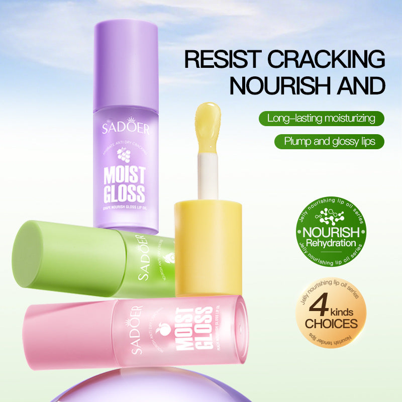 Cross-border Fruit Lip Oil4.5g Avocado Nourishing and Hydrating Autumn and Winter Moisturizing Lip Balm Export Manufacturer Wholesale