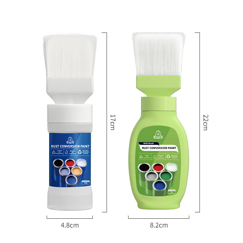 Qixia Water-Based Anti-Rust Paint, Rust-Free Roof Iron Rust Conversion Paint, Color Steel Tile Renovation Paint, Water-Based Anti-Rust Paint
