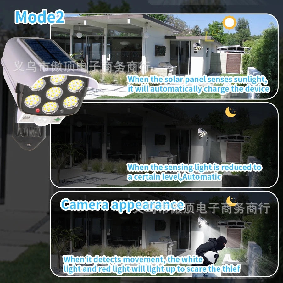 Solar Simulation Surveillance Light Outdoor Lighting LED Human Body Sensor Anti-Theft Light Garden Light Street Light
