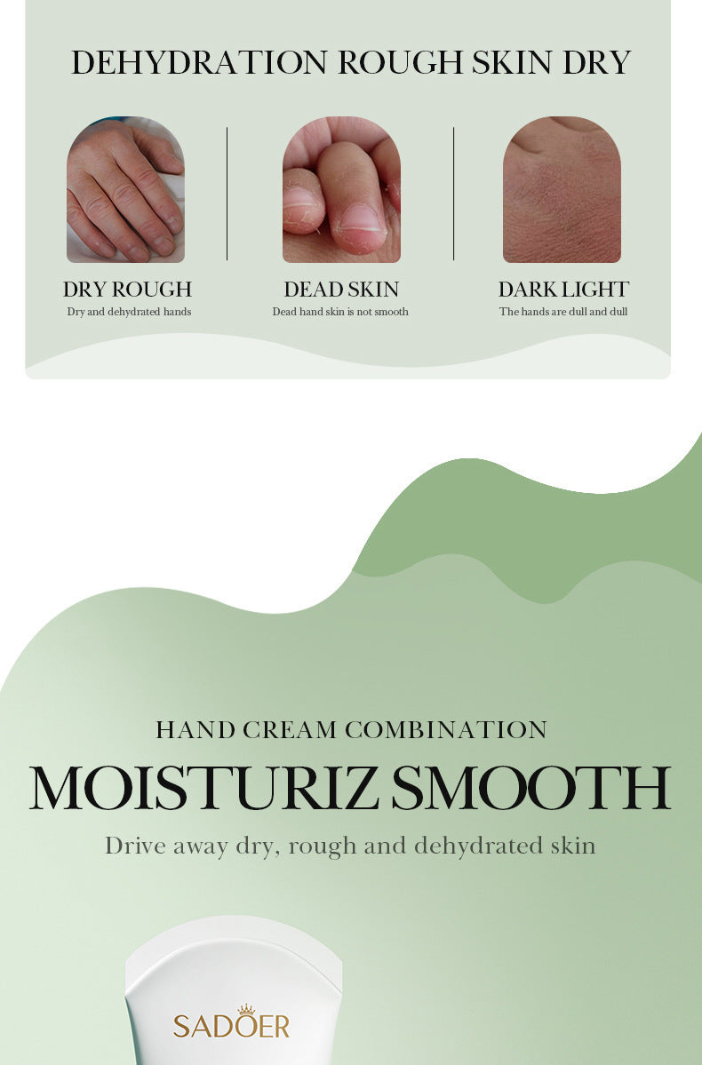 SADOER Fruit Combination Moisturizing Hand Cream Hydrating Autumn and Winter Hand Cream  Foreign Trade Wholesale