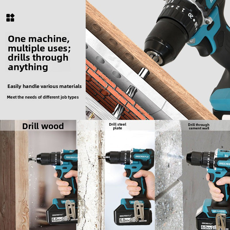 Hot Sale MT487Tongjinxiang Brushless Electric Drill Woodworking Home Improvement Screwdriver Factory Direct Sale
