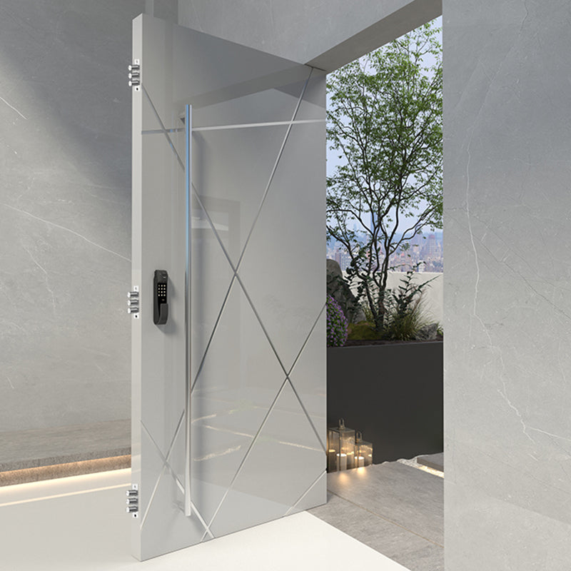 Guangdong Daji Custom Luxury Aluminium Frame Door for Exterior Modern Outdoor Doors Steel Front Door Pivot