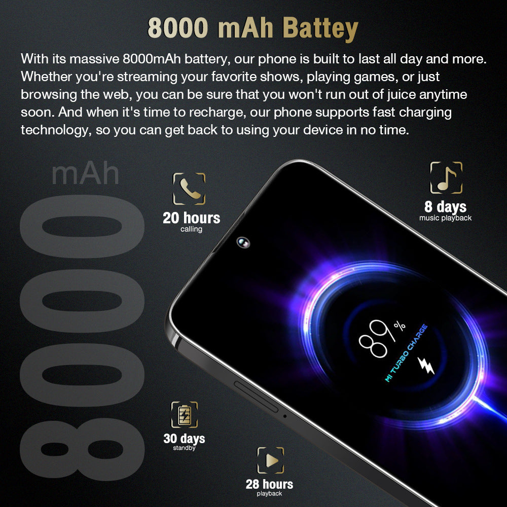 Smartphone Mobile Phone S24Ultra Android16+1TB Android All-in-One E-commerce(Popular)