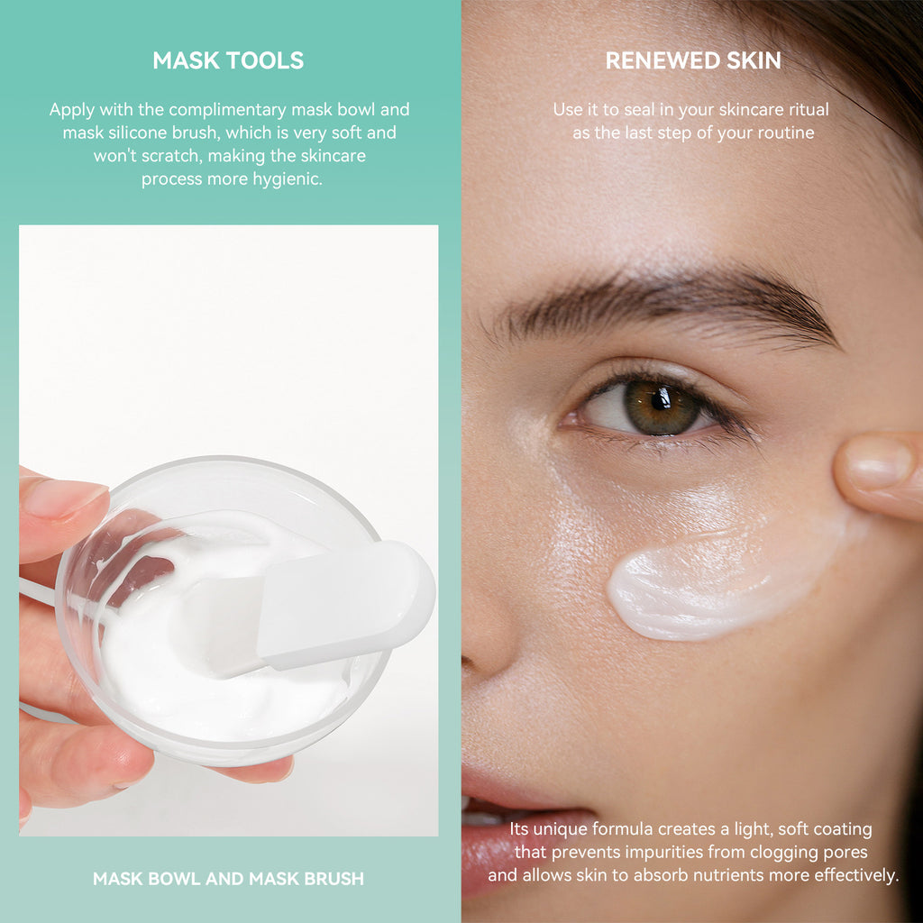 Probiotic Hydrating Mask Set for Moisturizing, Stabilizing, Repairing, Seasonal Changes, Night Recovery, and Soothing