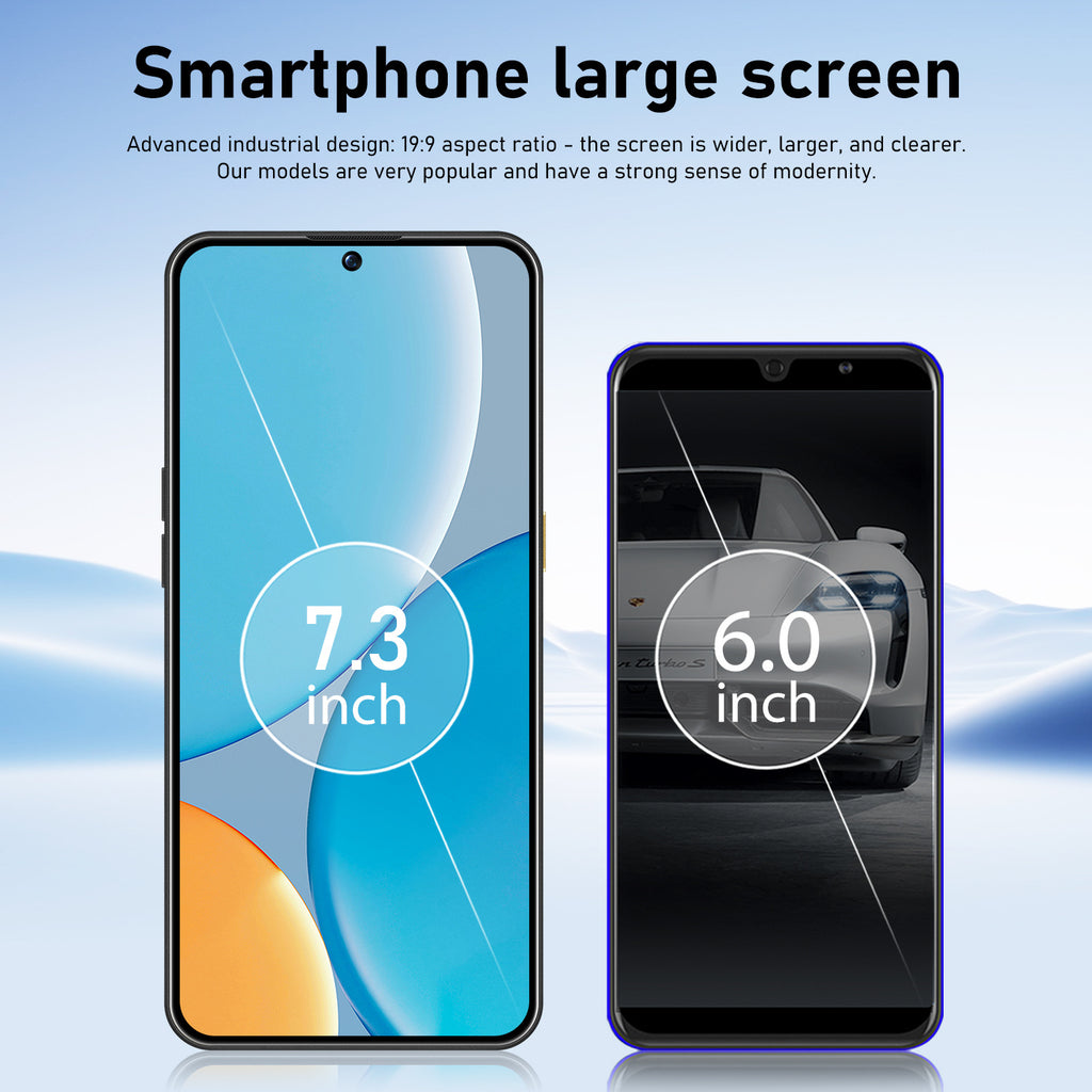 New model exclusive X7 Pro Android Smartphone7.3Super Large Screen16+1T Overseas Version Direct Source Sale
