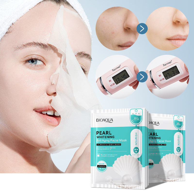 Mask30gBIOAOUA Honey Hydrating Pearl Moisturizing Rose Snail Moisturizing  Foreign Trade Wholesale