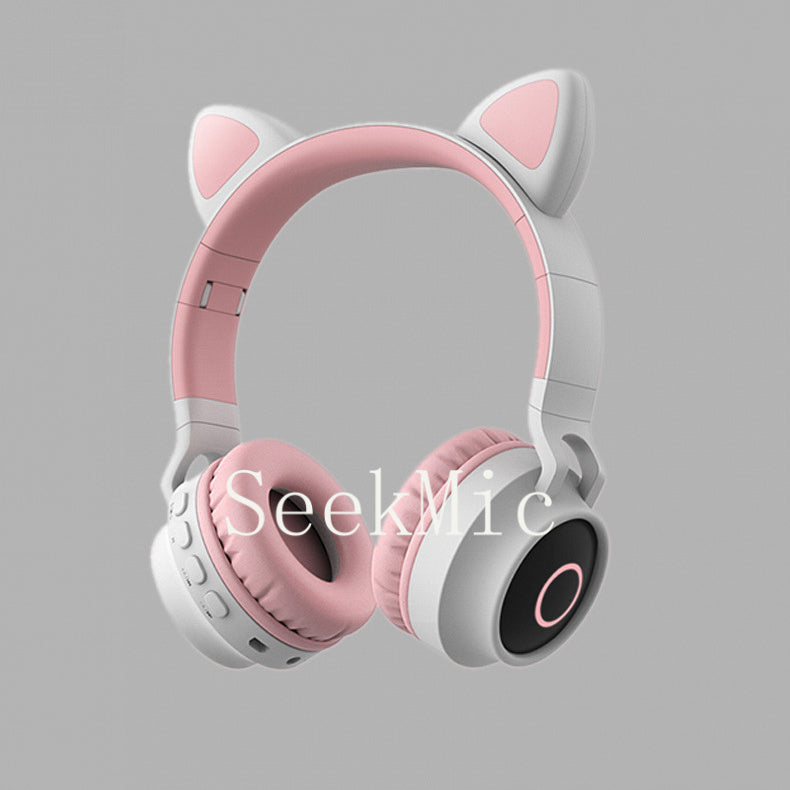 Hot-selling Wireless Bluetooth Cute Over-ear Headphones with Long Battery Life