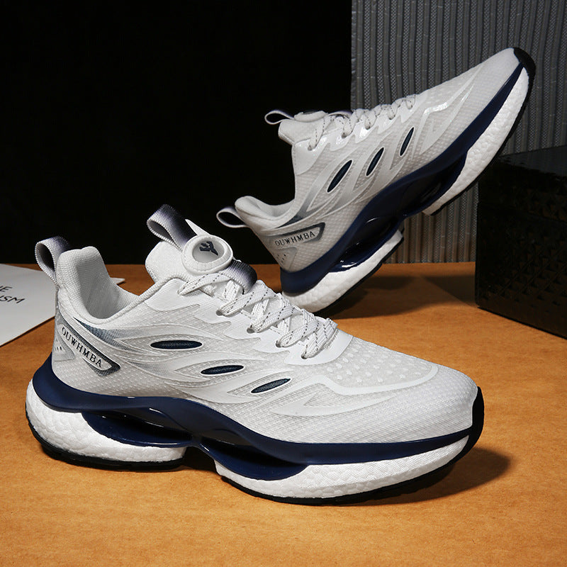 Summer Breathable Men's Shoes2025New Youth Sports Casual Running Shoes Student Lightweight Dad Mesh Trendy Shoes