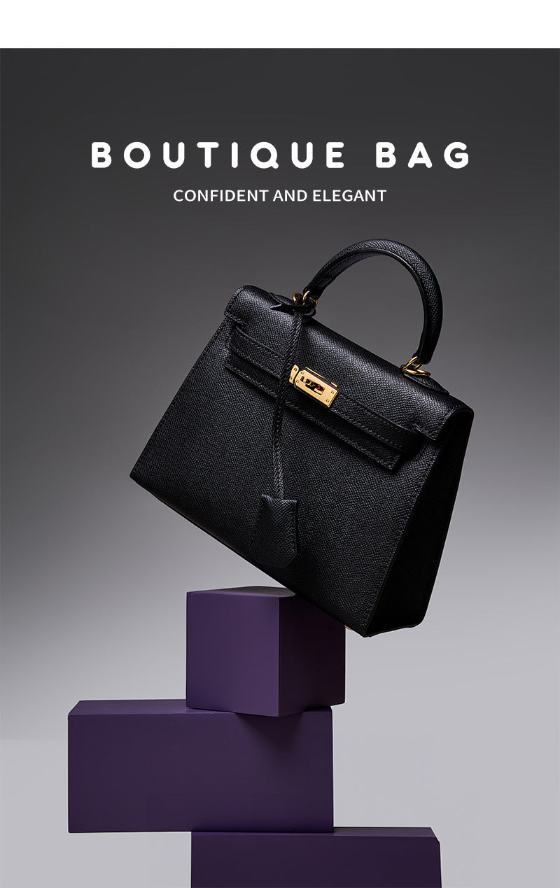 European and American Light Luxury Kelly Bag for Women, Niche Versatile Shoulder Fashion Women's Bag, Trendy Large Capacity Handbag and Crossbody Bag for Women