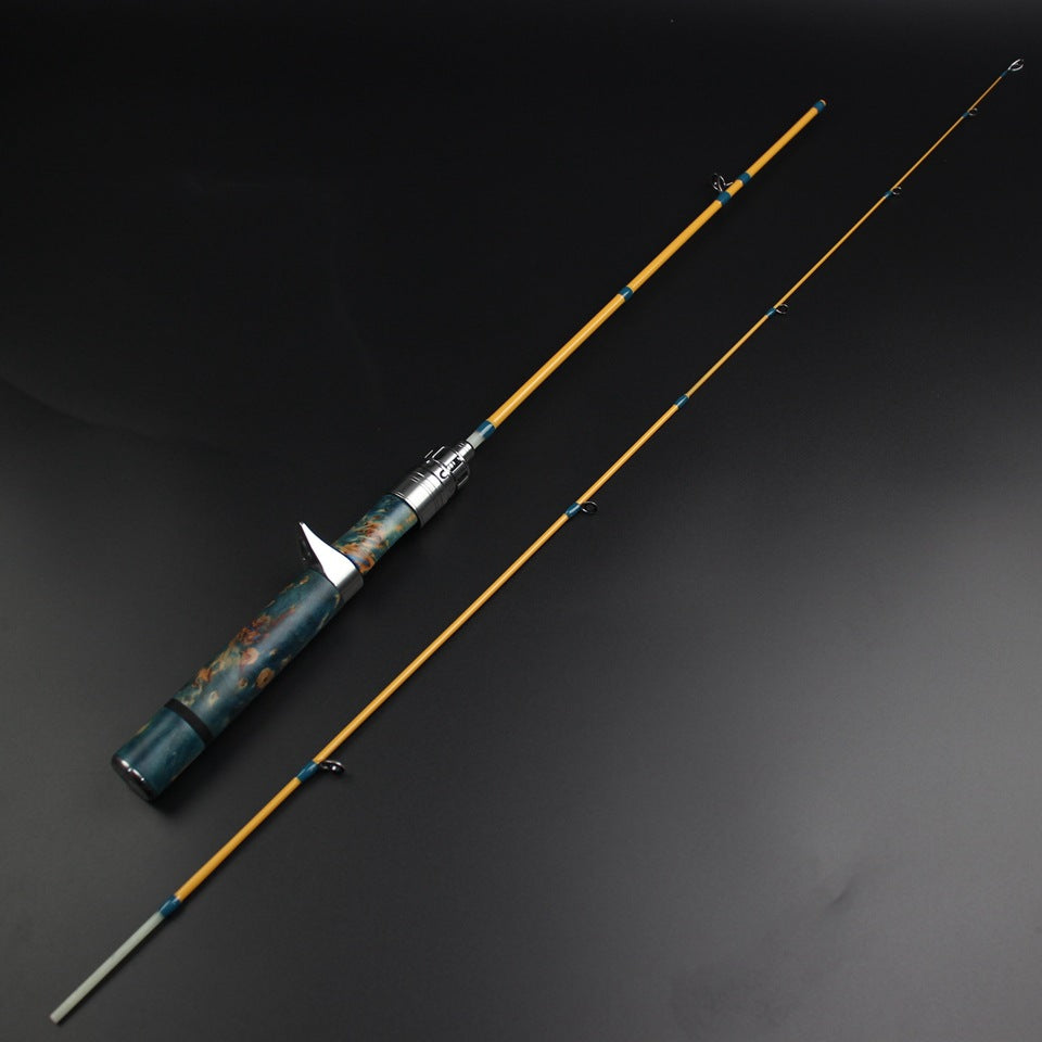 1.4Ultra-light Stream Casting Rod, Soft and Lightweight, Easy to Carry, Four-section Lure Rod for Bass and Panfish Fishing