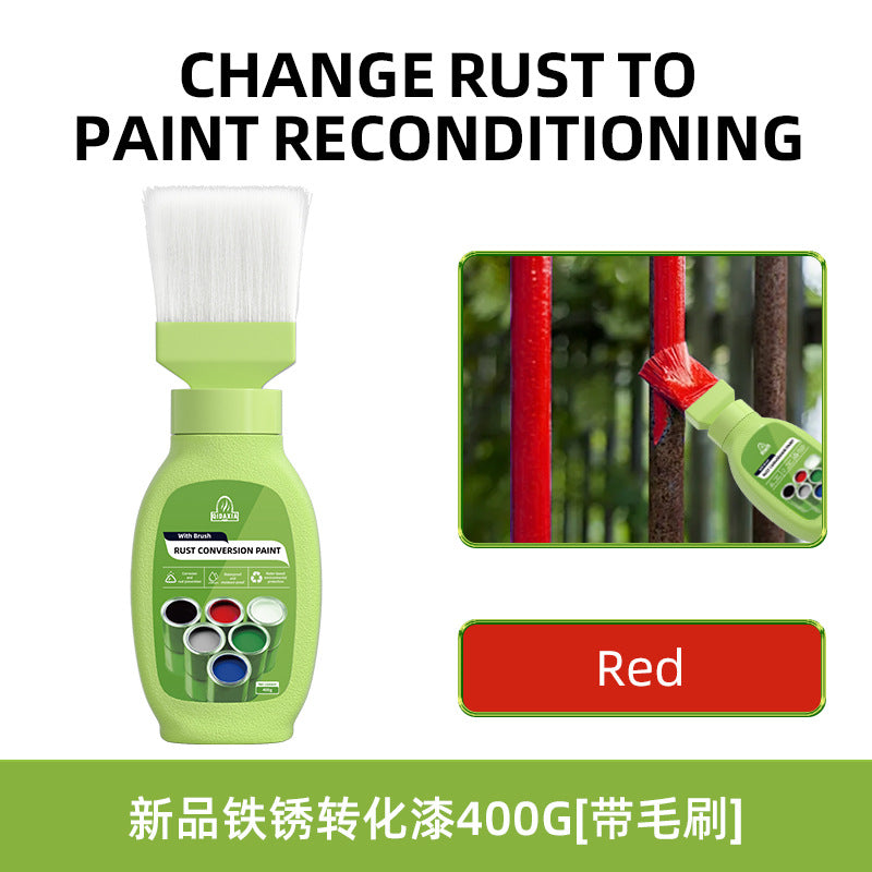 Water-based Anti-rust Paint Metal Paint Rust-free Rust Conversion Paint Color Steel Tile Renovation Rust Fixing Agent Multi-color Industrial Paint