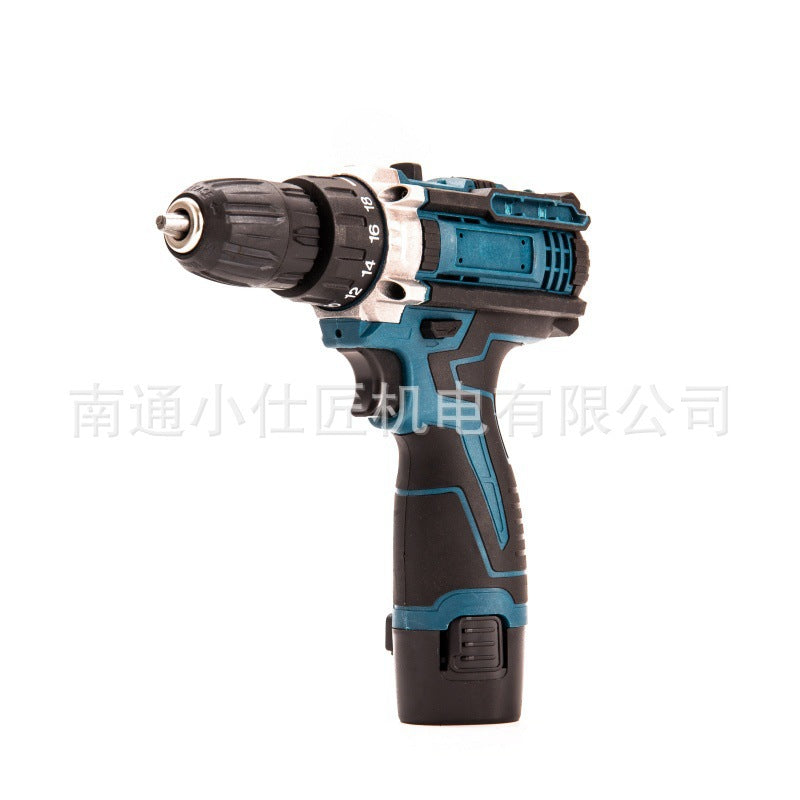 Multifunctional Dual-Speed Cordless Drill Cross-Border Trade Rechargeable Lithium Drill Household Portable Electric Screwdriver Wholesale