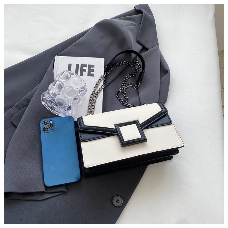 Niche Design Crossbody Bag for Women2024New Trendy Spring Fashion Quilted Chain Bag Textured Single Shoulder Small Square Bag