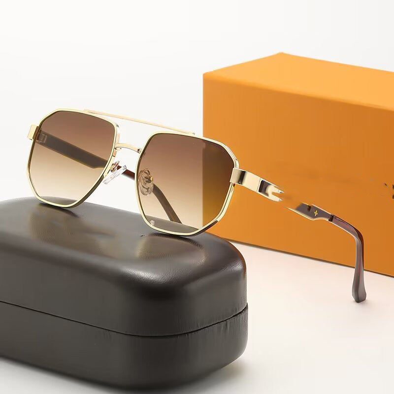 New Polarized Aluminum-Magnesium Sunglasses Large Frame Unisex Photochromic Aviator Glasses Night Vision Driving Sunglasses0537