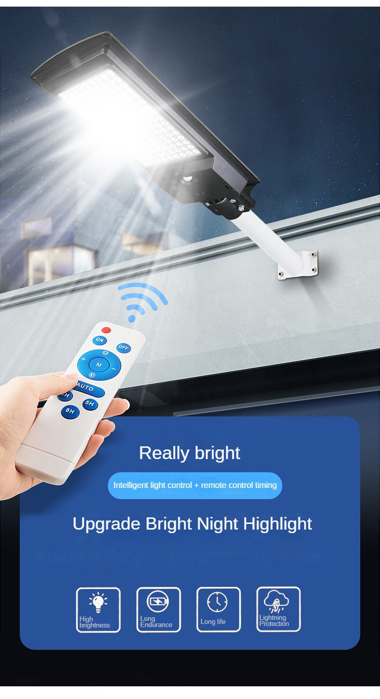 Human Body Induction Waterproof Ip65 Aluminum Outdoor Integrated Solar Street Light