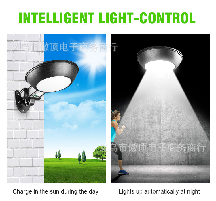 Outdoor Solar Lights LED Wall Light Human Body Sensing Street Light Waterproof Garden Villa Lighting Street Lamp