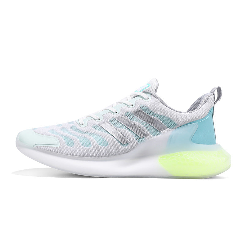 New Outdoor Running Shoes for Men, Soft Sole, Shock Absorption, Real Popcorn Casual Shoes, Breathable Ice Silk Mesh Sports Shoes