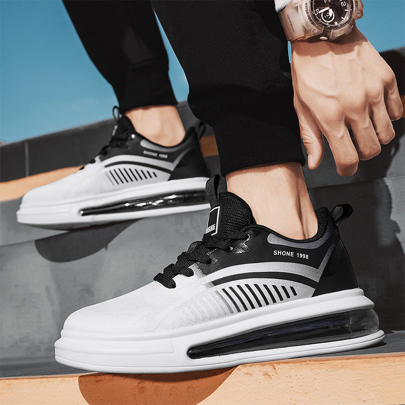 plus Size Spring New Comfortable Sports Shoes Casual Running Shoes Cushioned Lightweight Breathable Shock Absorption Trendy Shoes