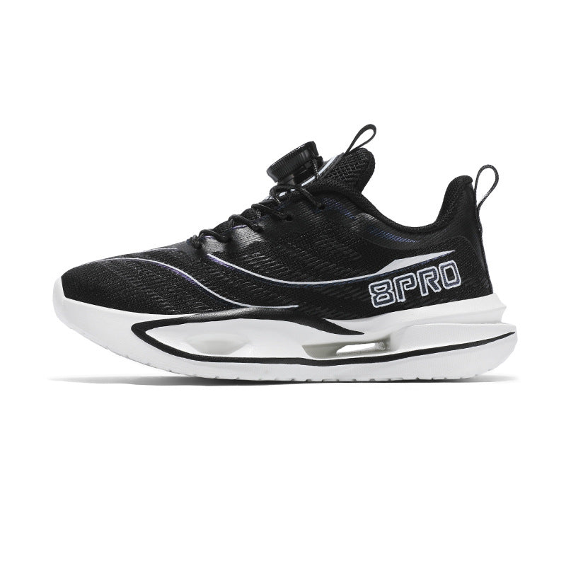Spring and Summer Fashion Comfortable Running Shoes for Teenagers, Casual Shoes with High Elasticity and Shock Absorption, Student Marathon Training Sports Shoes