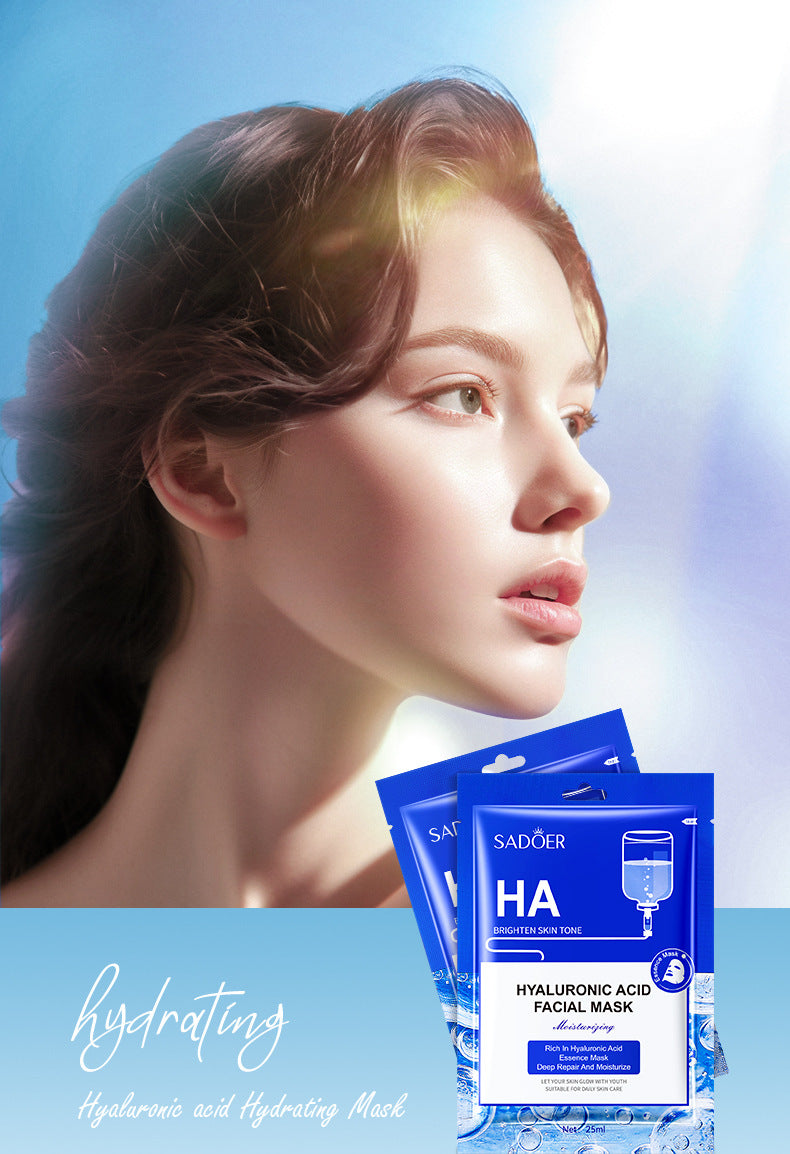 Mask SADOER Hyaluronic Acid Vitamin E Oligopeptide Hydrating Moisturizing Tablets  Foreign Trade Wholesale