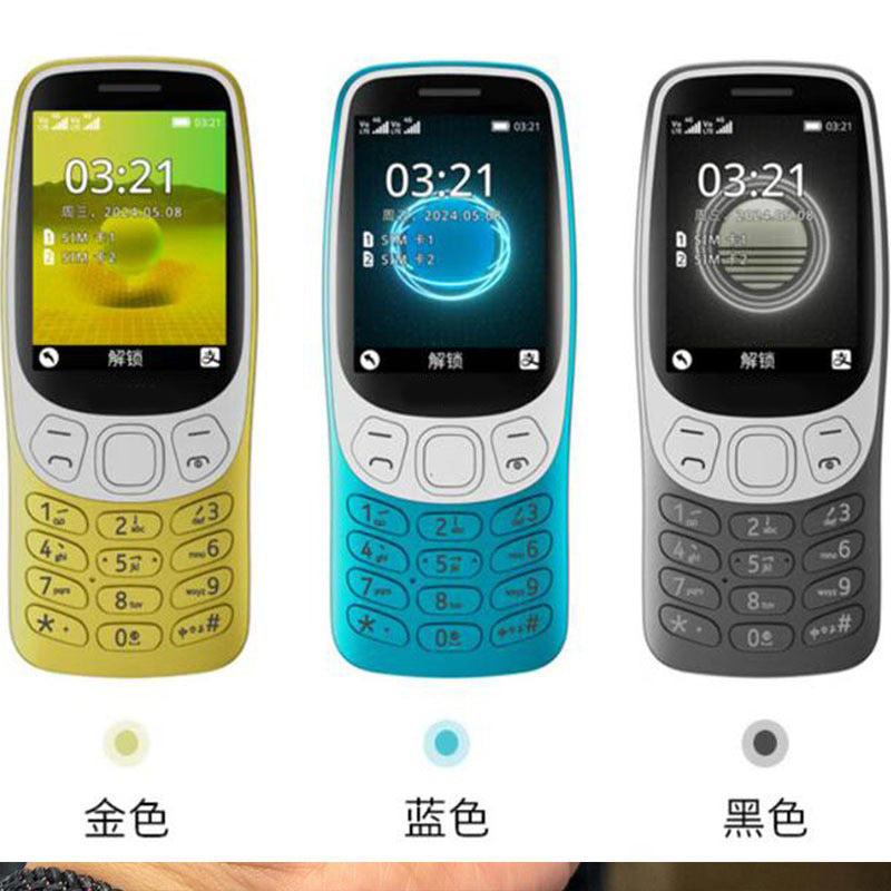Popular3210Portable mobile phone for the elderly mini Elderly Phone with Large Font and Long Battery Life