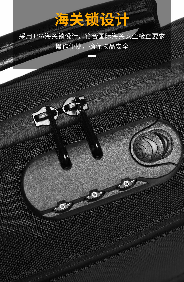 ozuko Multifunctional Waist Bag Men's Anti-Theft Chest Bag Large Capacity Trendy Crossbody Bag Sports Outdoor Shoulder Bag