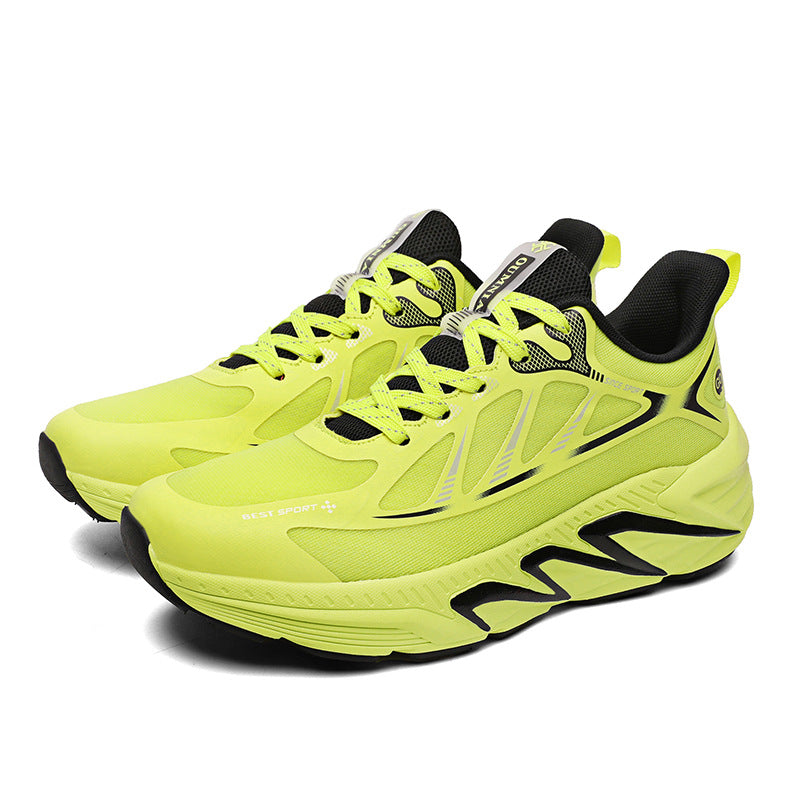 New Foreign Trade Running Shoes for Men and Women, Couple Style, Large Size, Versatile Marathon Outdoor Casual Cycling Jogging Sports Shoes