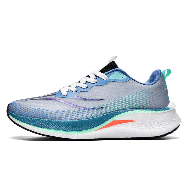 2025Spring and Summer New Style Flying Electric4C Professional Racing Shock Absorption Casual Non-slip Sports Shoes Ultra-light High Elasticity Men and Women Running Shoes