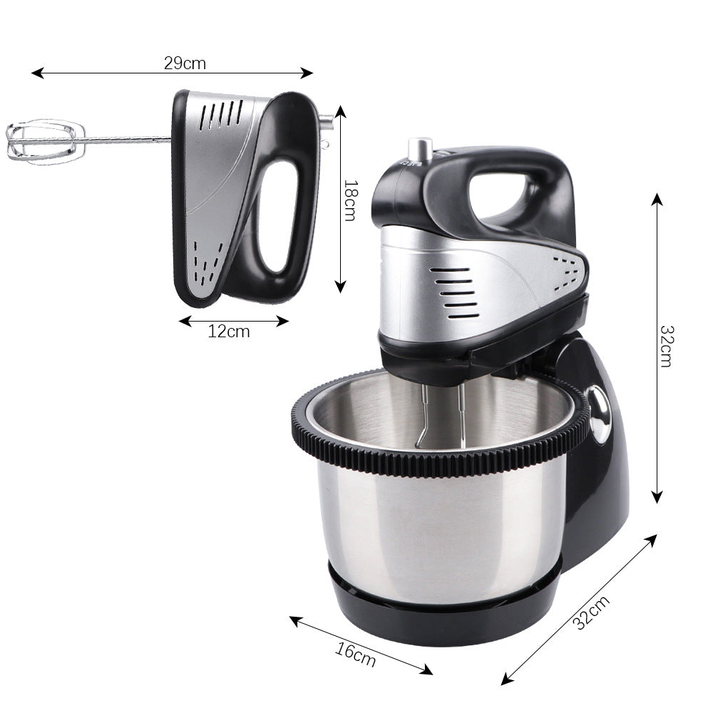 EU Standard High-Power Egg Beater Electric Household Desktop Fully Automatic Egg Mixer Milk Cap Stirrer Cream Whisk