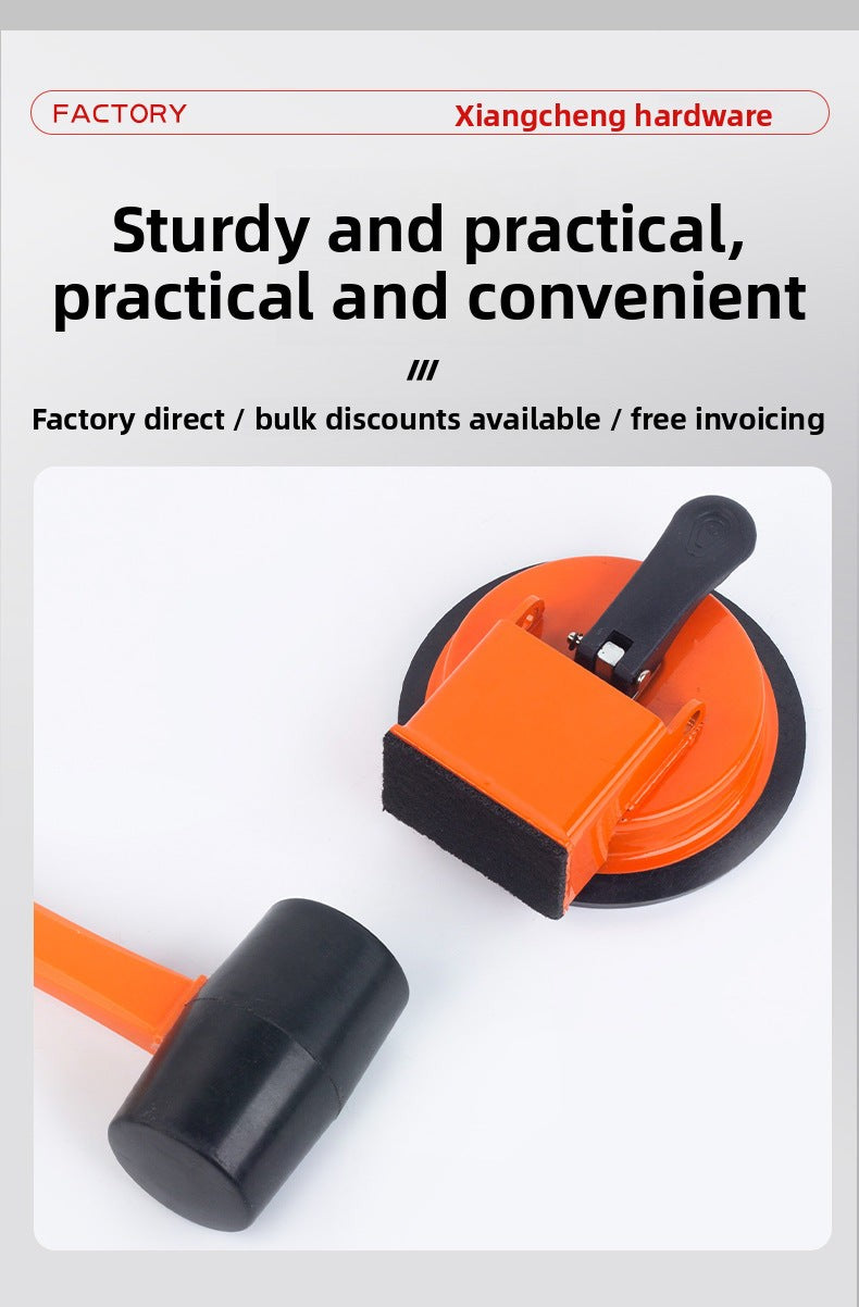 Wooden floor suction cup, powerful lifting tool, floor tile suction cup tool, special tool for handling and installation, ceramic tile suction cup