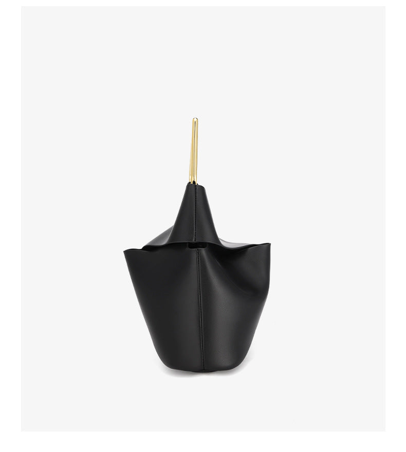 New Irregular Bucket Bag for Women, Large Capacity, Unique Acrylic, Niche Versatile Handbag, Fashionable Women's Bag